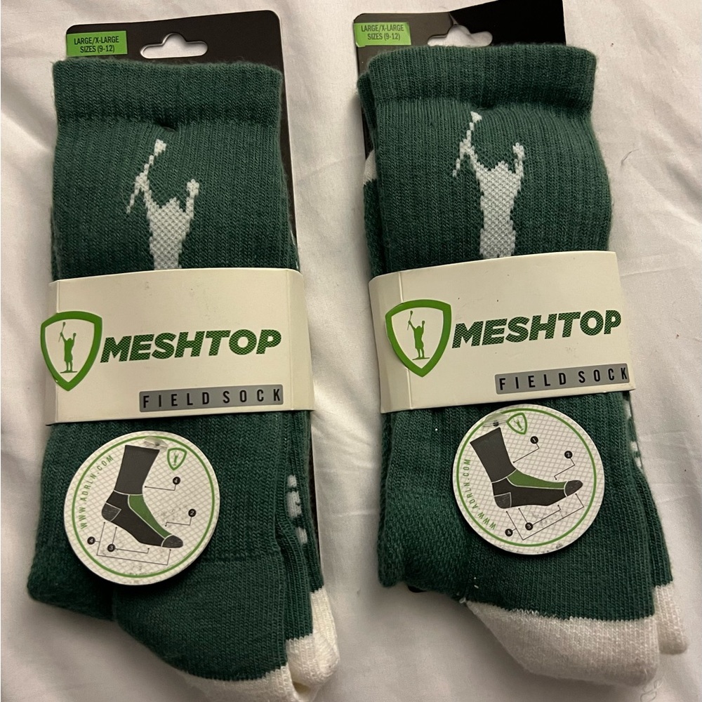 Adrenaline Lacrosse Field Socks 2 pair NEW